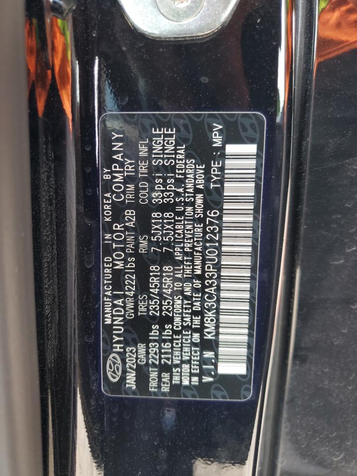 2023 Hyundai Kona N Line VIN: KM8K3CA33PU012376 Lot: 81231715