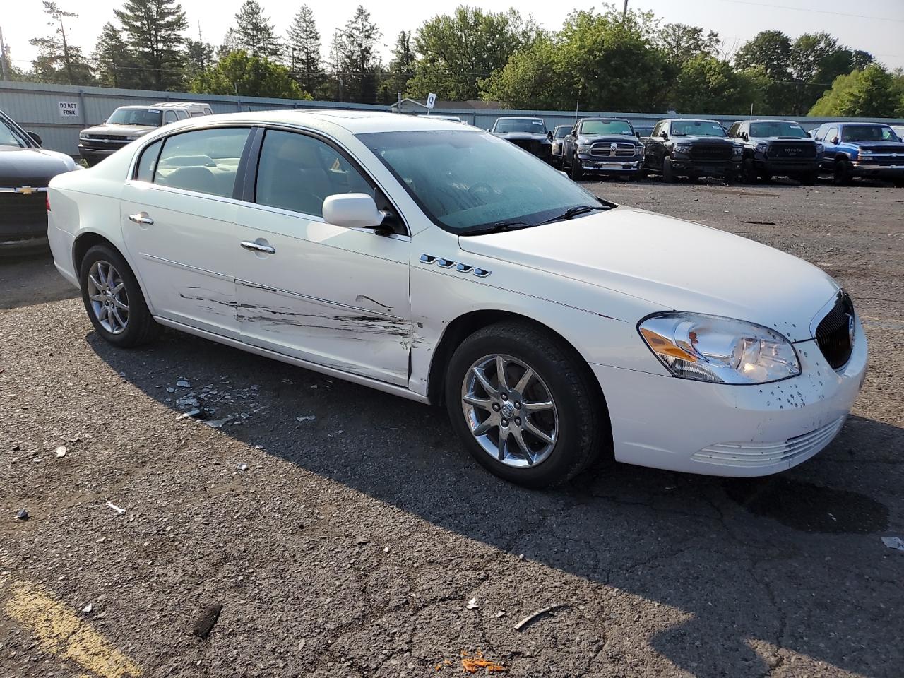 1G4HR57Y86U184540 BUICK LUCERNE 2006 WHITE Photo 4