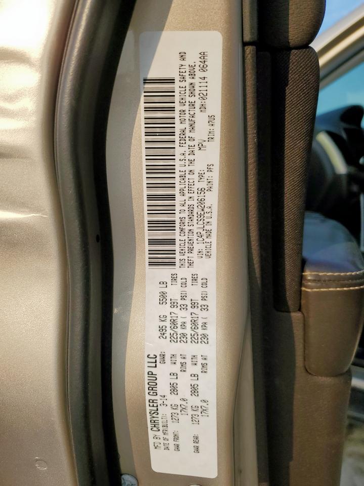 2014 Jeep Cherokee Latitude VIN: 1C4PJLCS9EW206156 Lot: 70601665