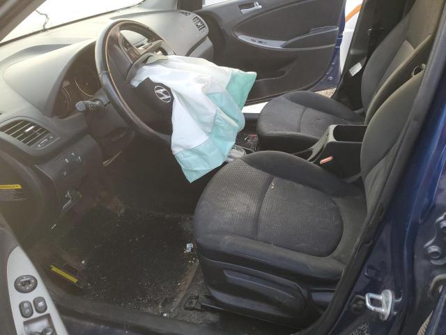 Hatchbacks HYUNDAI ACCENT 2015 Blue