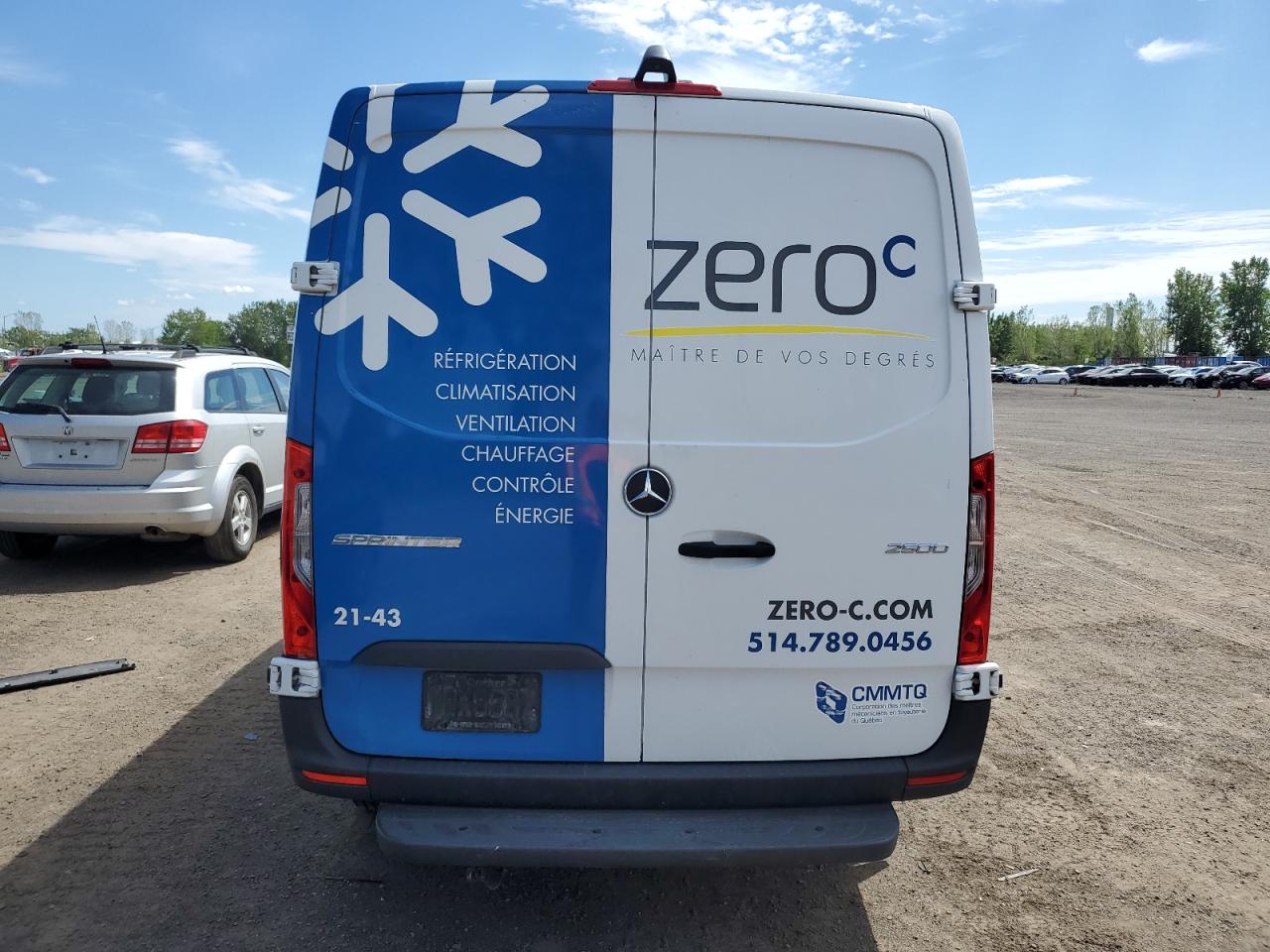 2021 Mercedes-Benz Sprinter 2500 VIN: W1Y4EBHY2MP411921 Lot: 65753865