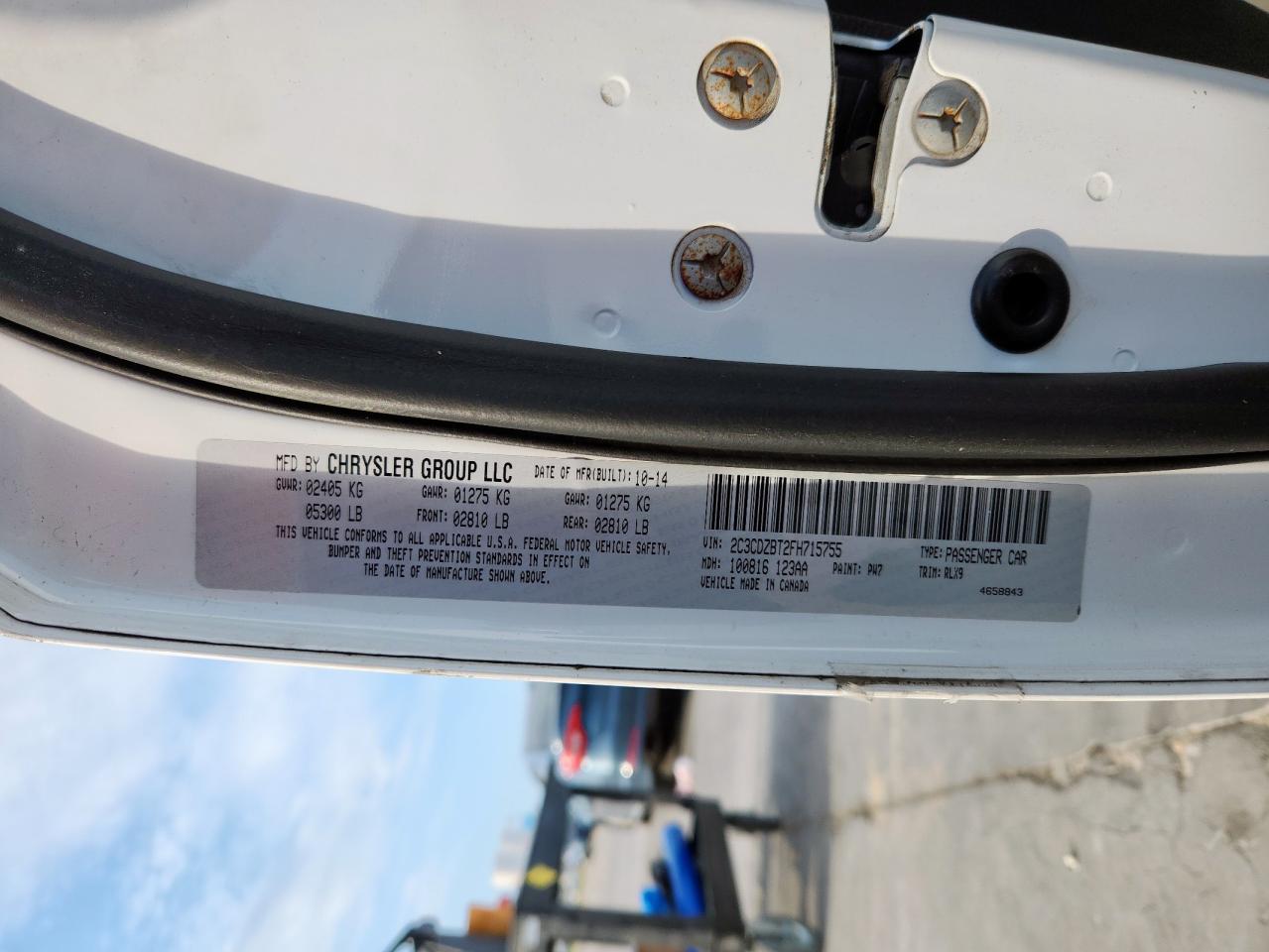 2015 Dodge Challenger Sxt Plus VIN: 2C3CDZBT2FH715755 Lot: 70727375