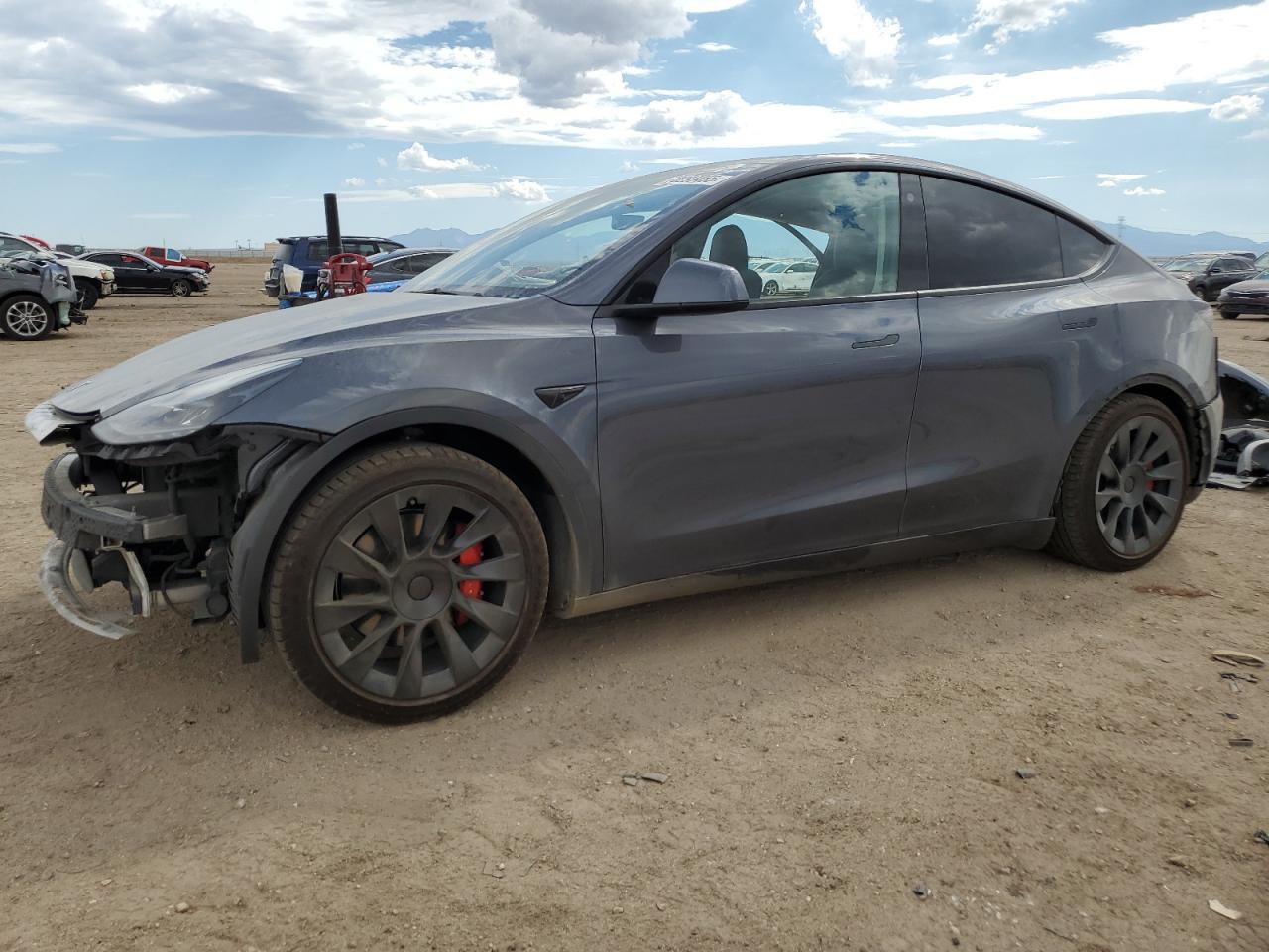 2023 Tesla Model Y grey null electric 7SAYGDEF7PF597116 photo #1