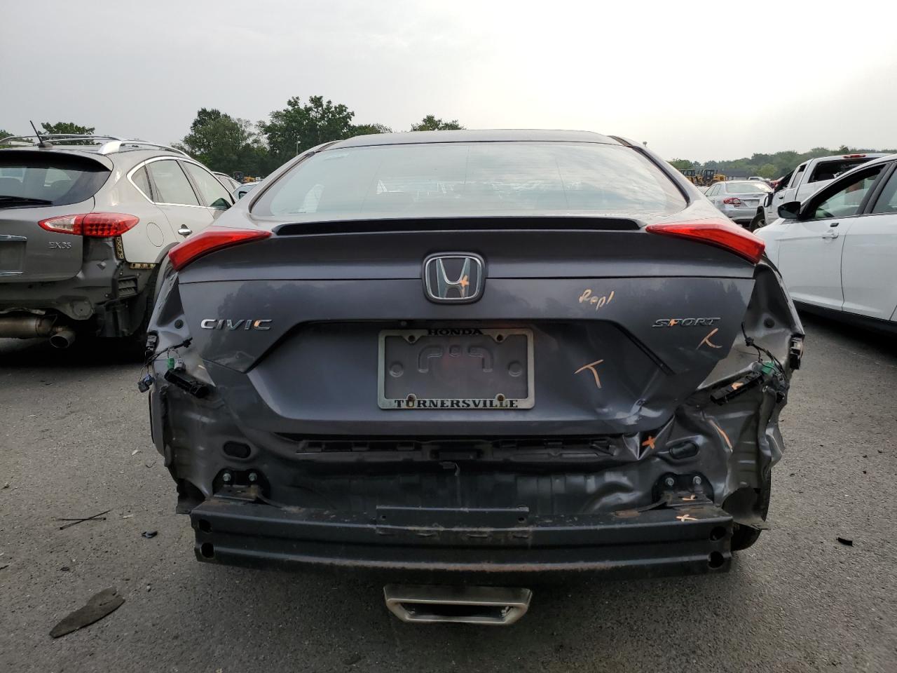 2020 Honda Civic Sport VIN: 2HGFC2F85LH541055 Lot: 66854295