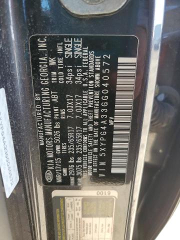 2016 KIA SORENTO LX  