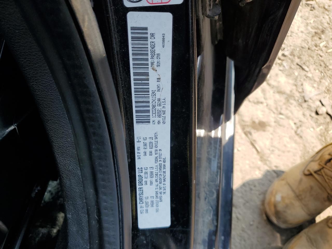 2012 Dodge Avenger Se VIN: 1C3CDZAB1CN115241 Lot: 67140755