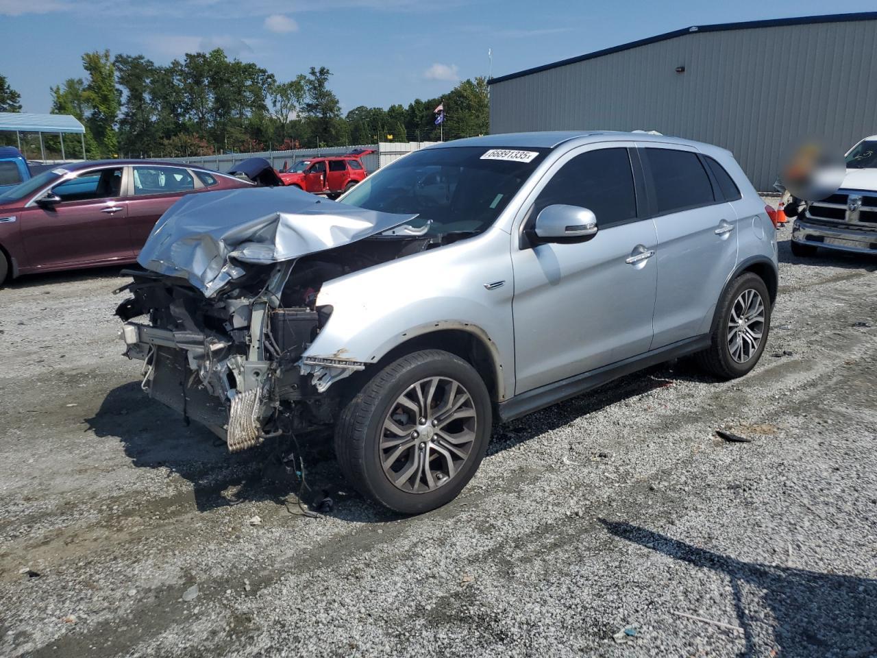 2017 Mitsubishi Outlander Sport Es silver null gas JA4AP3AW4HZ044962 photo #1