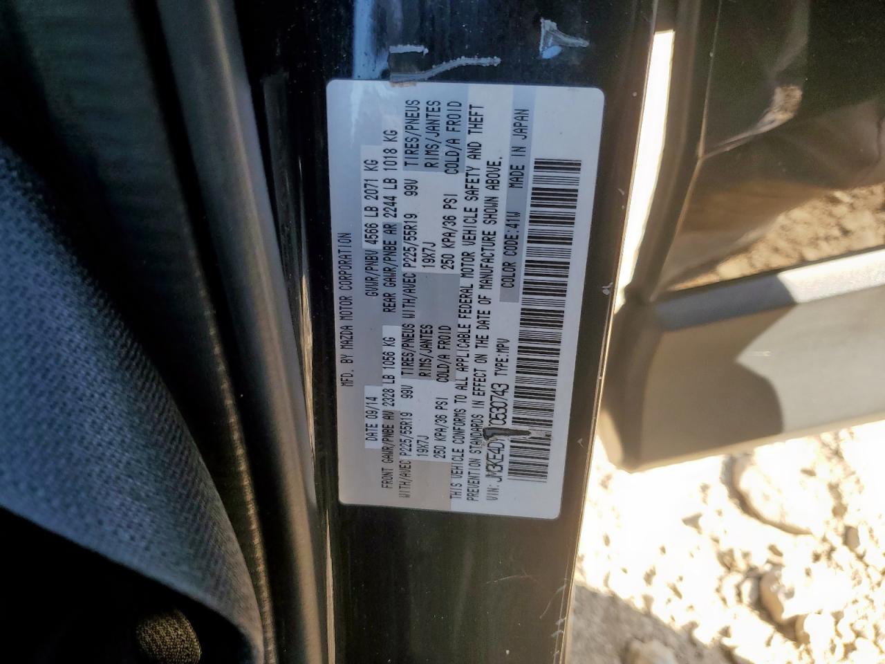 2015 Mazda Cx-5 Gt VIN: JM3KE4DY7F0530743 Lot: 70305975