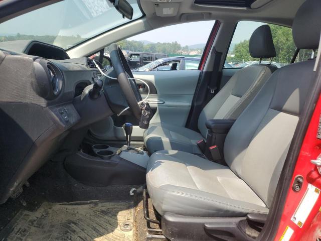 Hatchbacks TOYOTA PRIUS 2012 Czerwony
