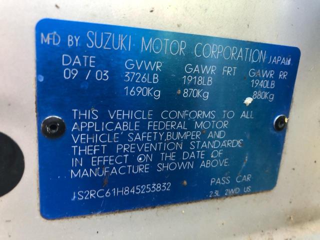 2004 SUZUKI AERIO SX  