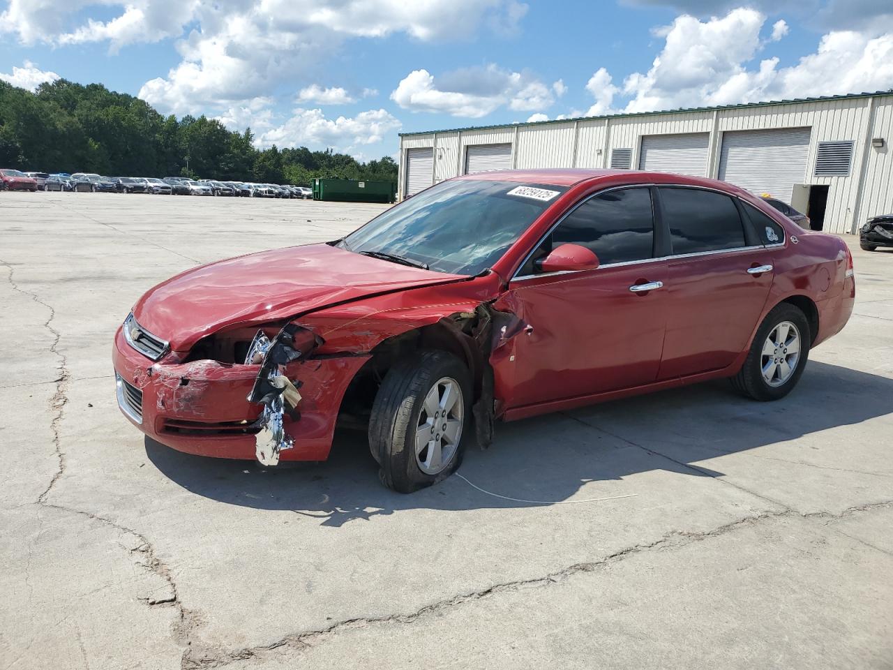 2008 Chevrolet Impala Lt red sedan flexible 2G1WT55KX89109343 photo #1