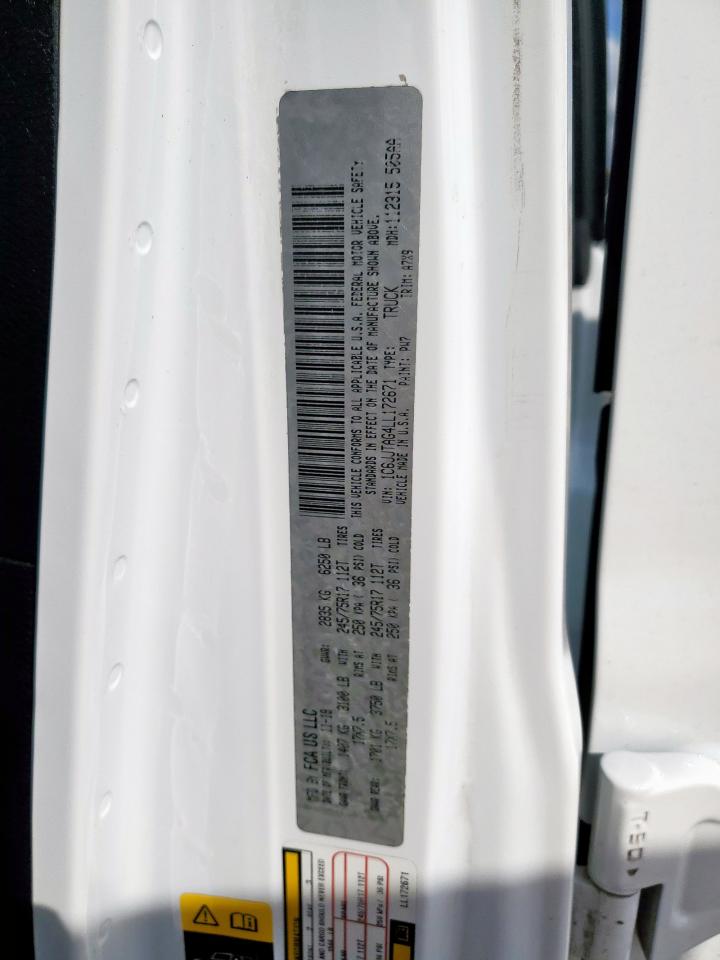 2020 Jeep Gladiator Sport VIN: 1C6JJTAG4LL172671 Lot: 71055325