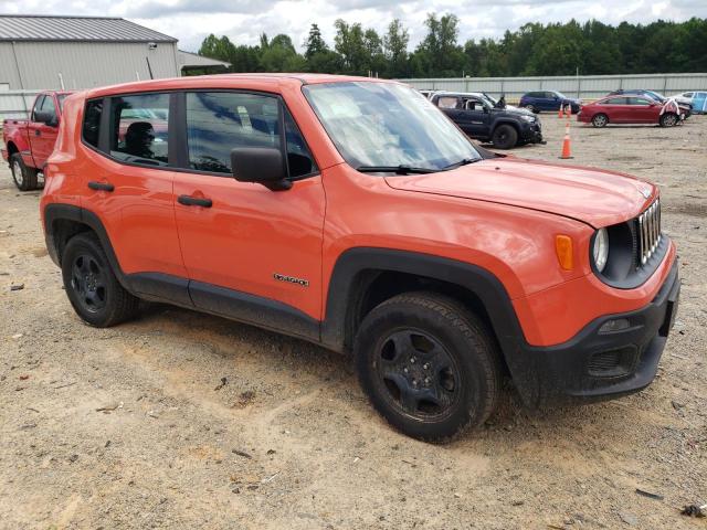  JEEP RENEGADE 2018 Оранжевый