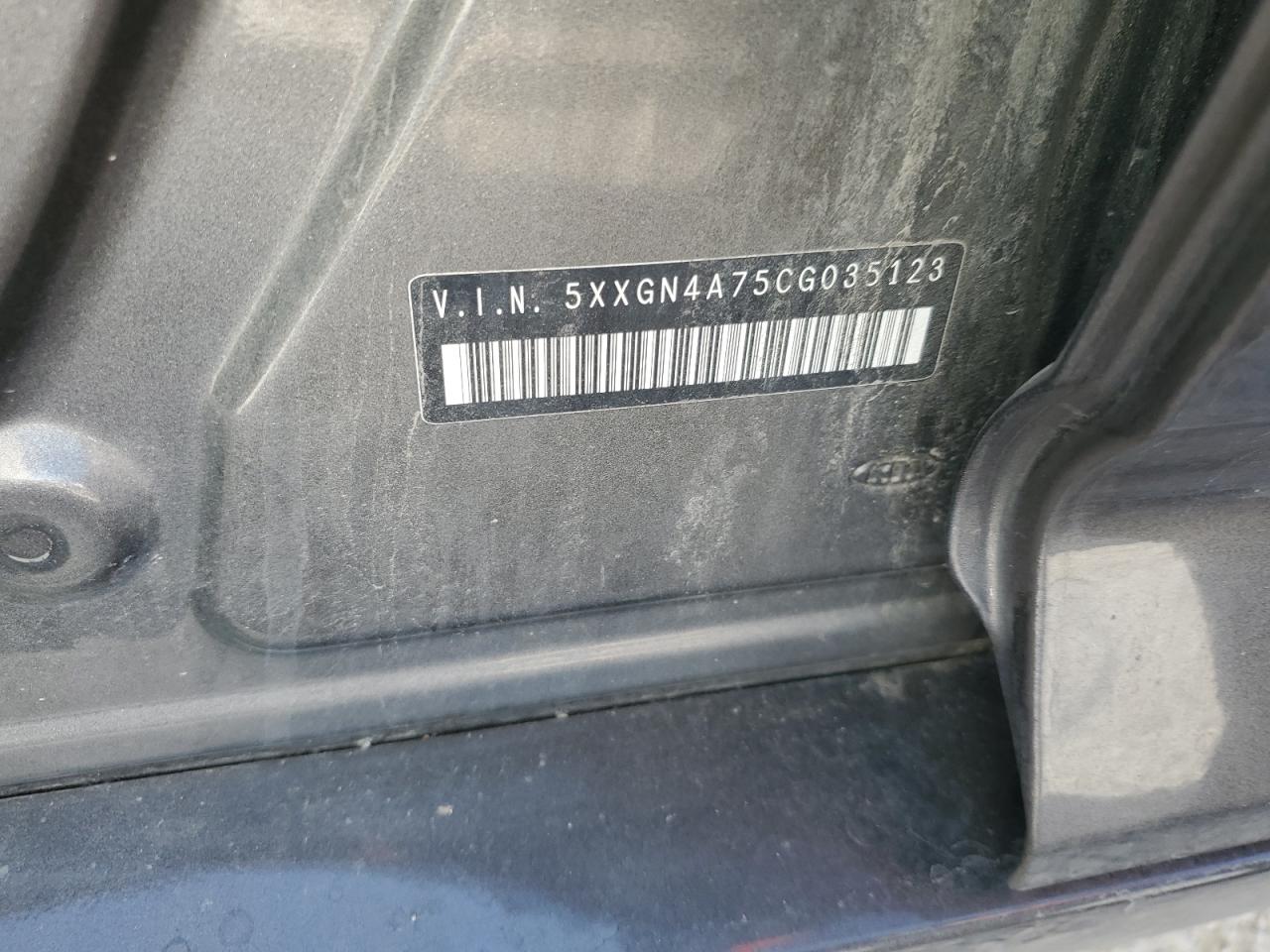 2012 Kia Optima Ex VIN: 5XXGN4A75CG035123 Lot: 67486515