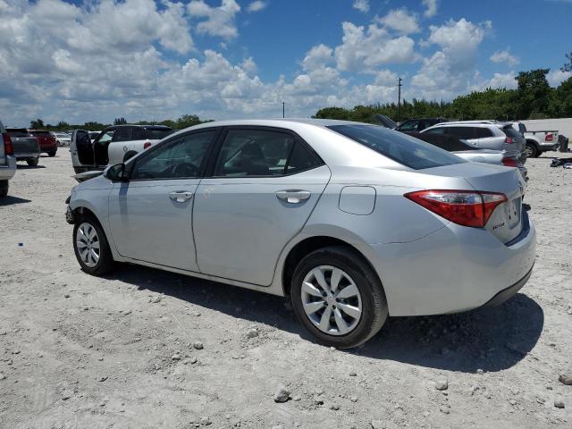  TOYOTA COROLLA 2016 Srebrny