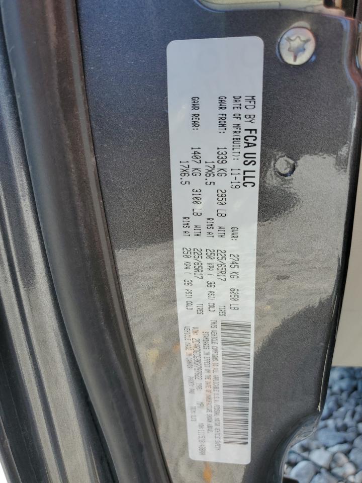 2019 Dodge Grand Caravan Sxt VIN: 2C4RDGCG8KR797622 Lot: 68259375