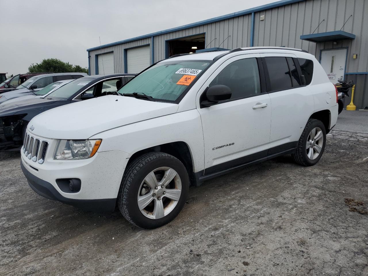 2012 Jeep Compass Latitude white null gas 1C4NJDEB0CD624740 photo #1