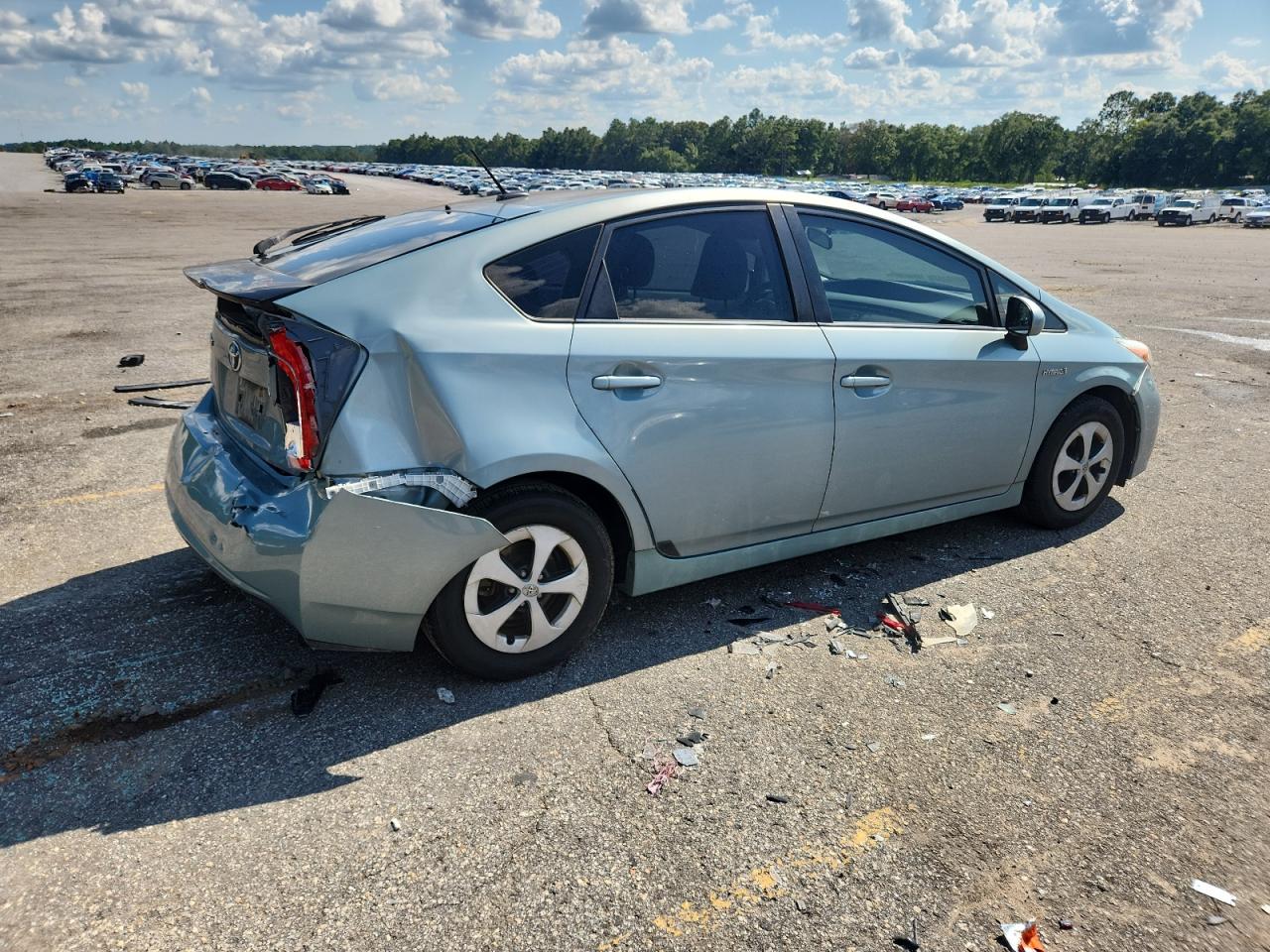 2014 Toyota Prius blue null hybrid JTDKN3DU2E1796535 photo #4