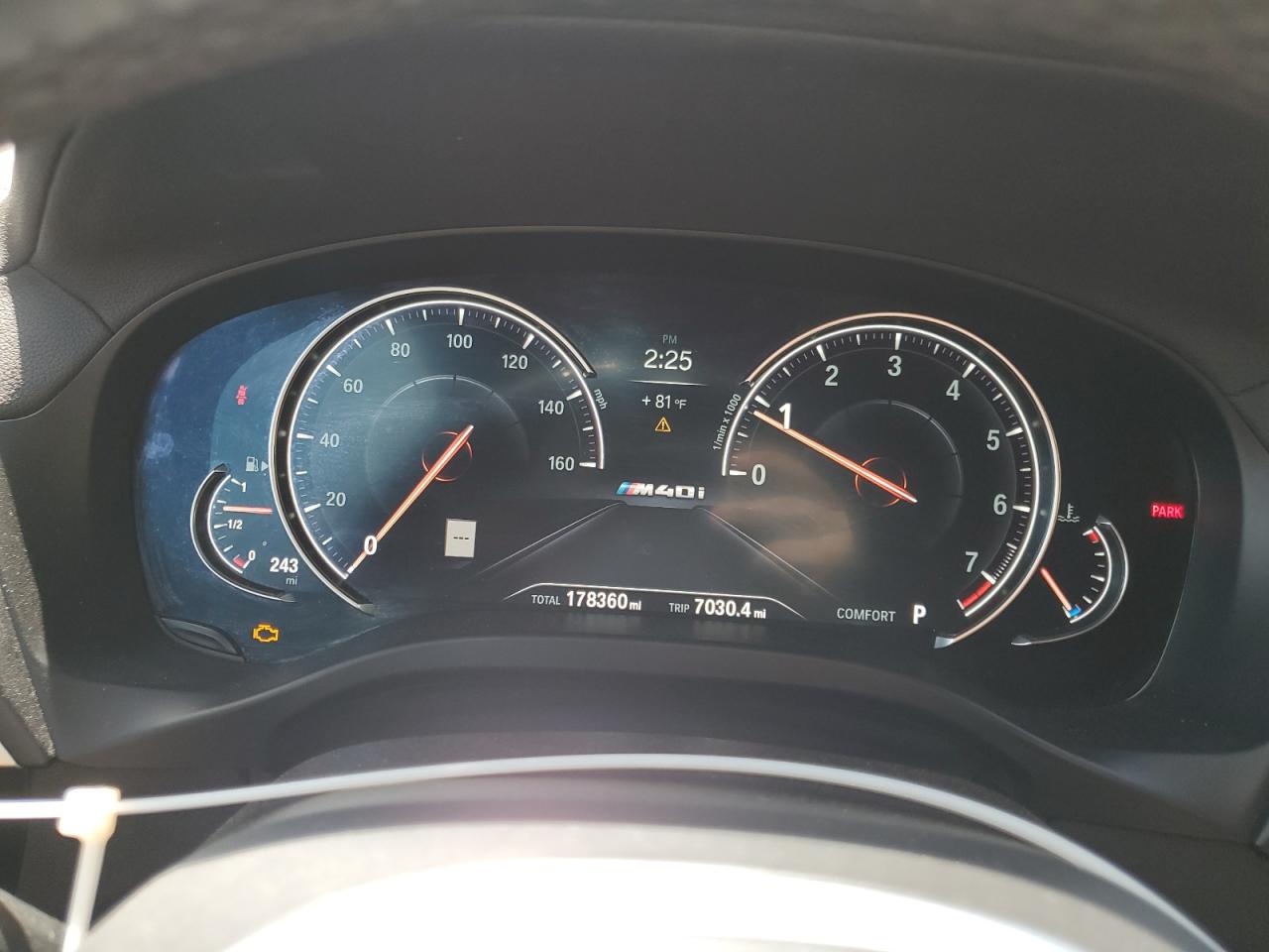 2019 BMW X3 xDrivem40I VIN: 5UXTS3C53K0Z04894 Lot: 69748485