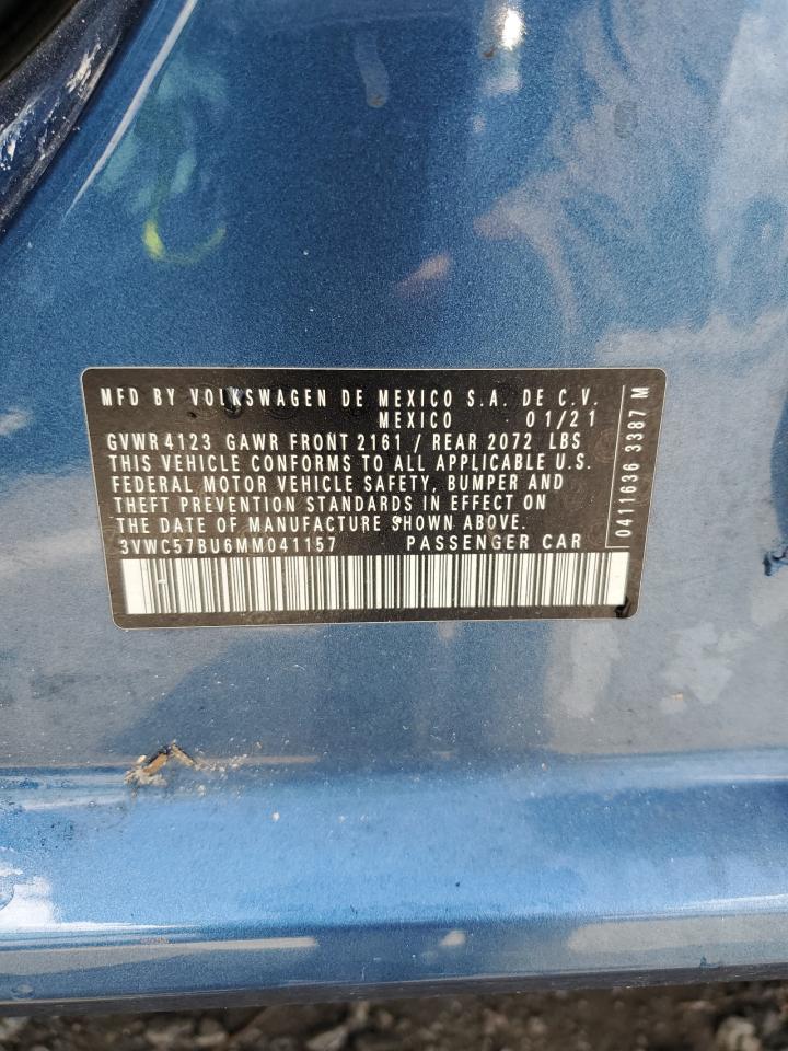 2021 Volkswagen Jetta S VIN: 3VWC57BU6MM041157 Lot: 68677145