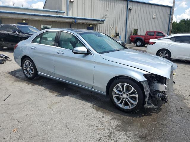  MERCEDES-BENZ C-CLASS 2017 Синий