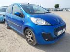 2013 PEUGEOT 107 ALLURE for sale at Copart CORBY