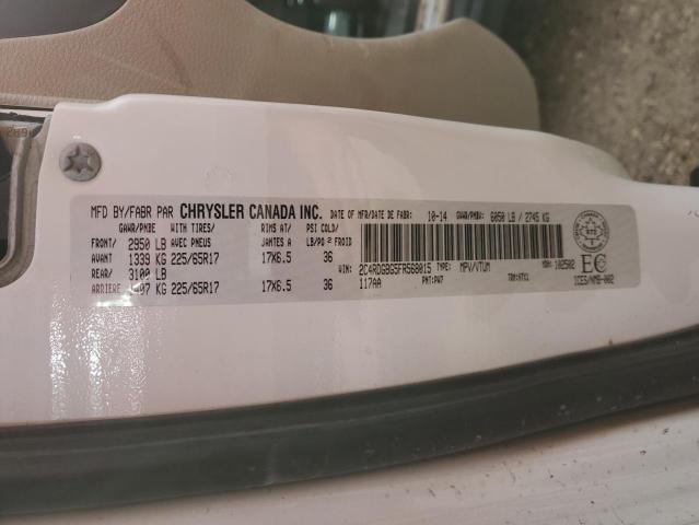 2015 DODGE GRAND CARAVAN SE  