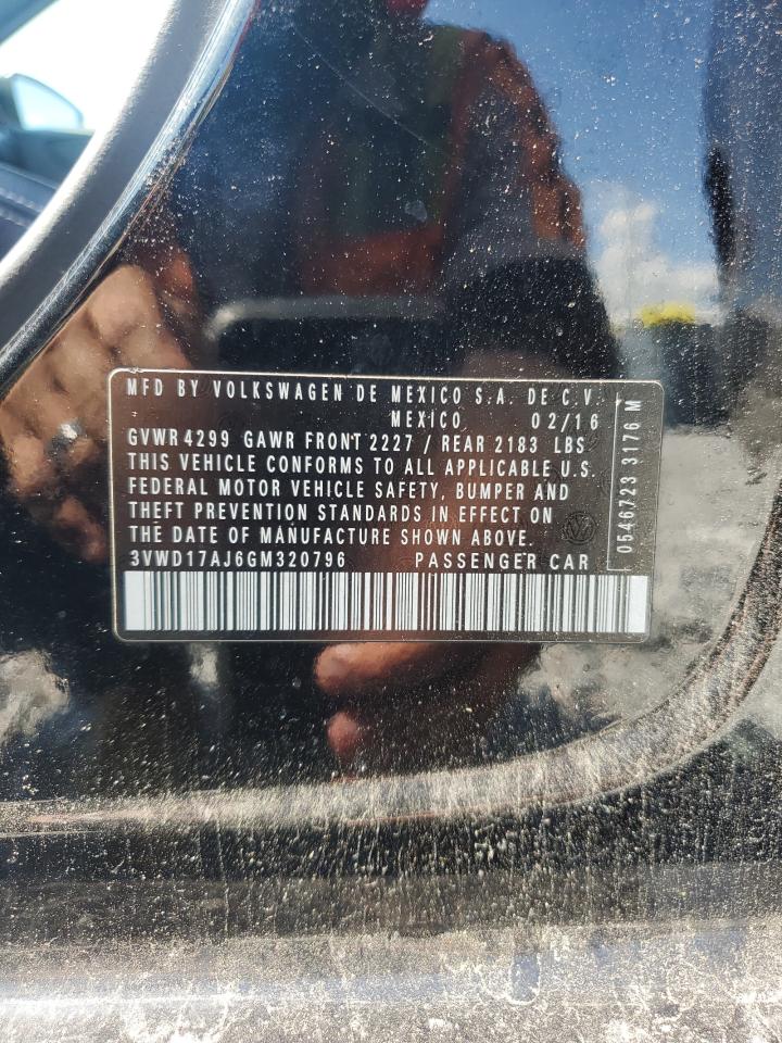3VWD17AJ6GM320796 2016 Volkswagen Jetta Sport