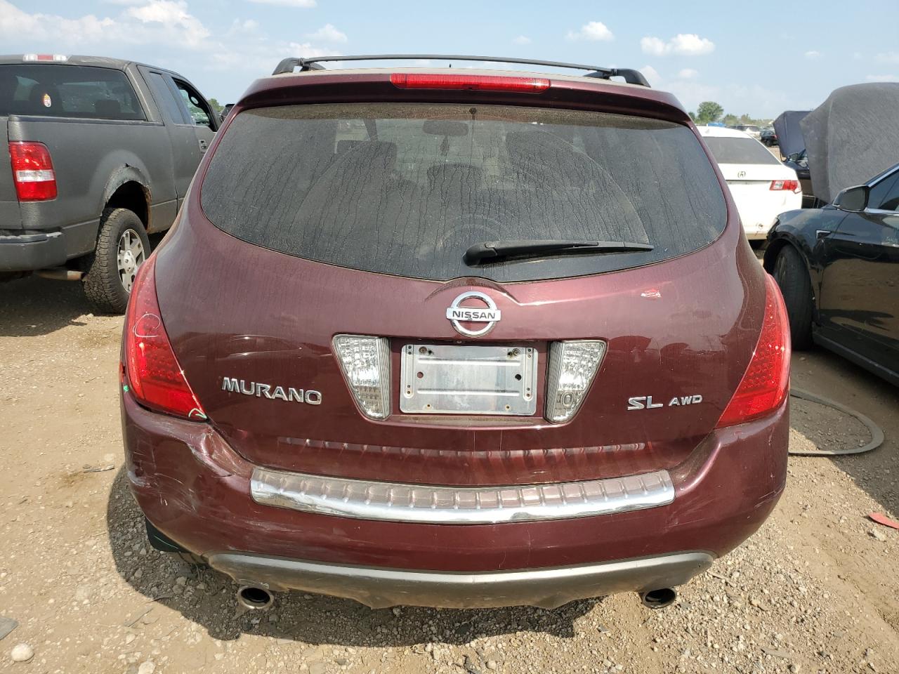 2007 Nissan Murano Sl VIN: JN8AZ08WX7W660321 Lot: 68362605