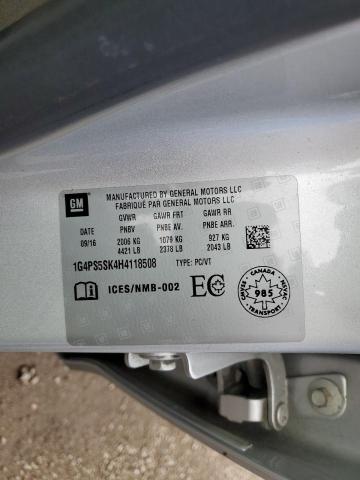 2017 BUICK VERANO   