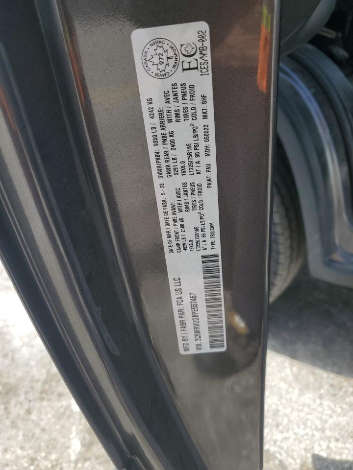 2023 Ram Promaster 3500 3500 High VIN: 3C6MRVUG8PE557467 Lot: 60333435