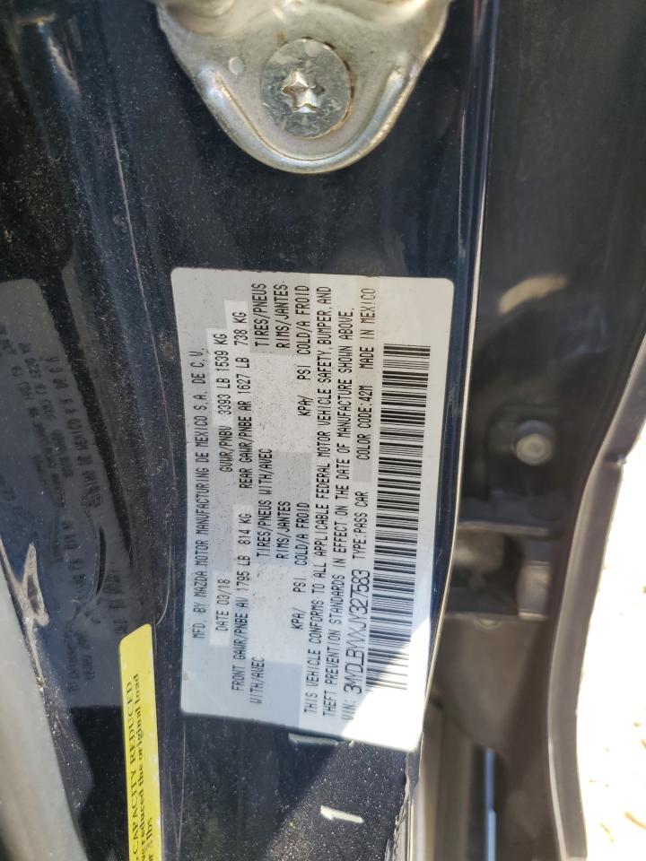 2018 Toyota Yaris Ia VIN: 3MYDLBYVXJY327583 Lot: 69177055