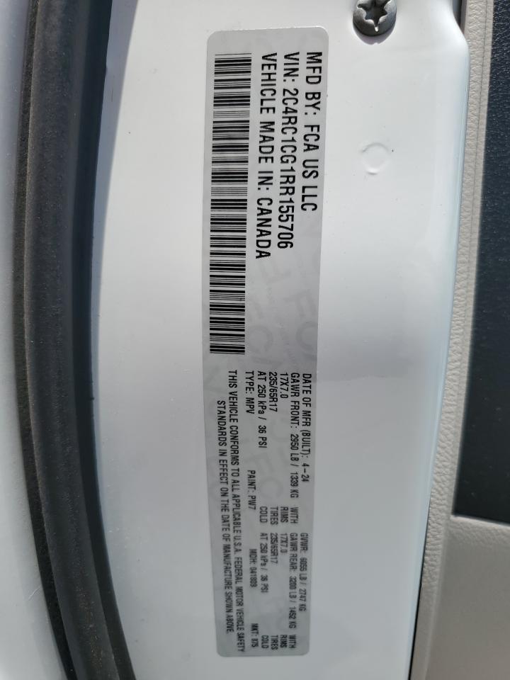 2024 Chrysler Voyager Lx VIN: 2C4RC1CG1RR155706 Lot: 68961335