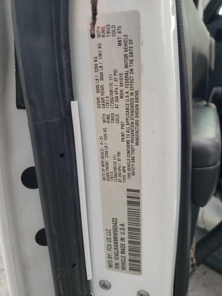 2021 Jeep Wrangler Sport VIN: 1C4GJXAN9MW665433 Lot: 70757955