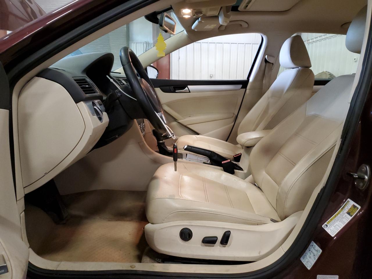 2012 Volkswagen Passat Se VIN: 1VWBN7A35CC062005 Lot: 66710955