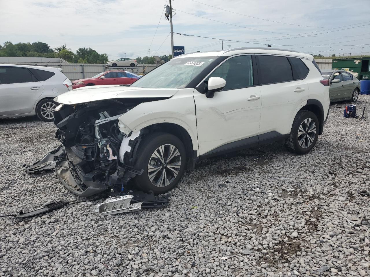 2023 Nissan Rogue Sv white null gas 5N1BT3BA5PC867051 photo #1