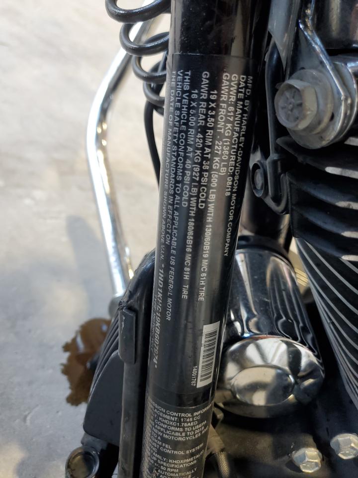 2019 Harley-Davidson Fltrx VIN: 1HD1KHC19KB607974 Lot: 71076175