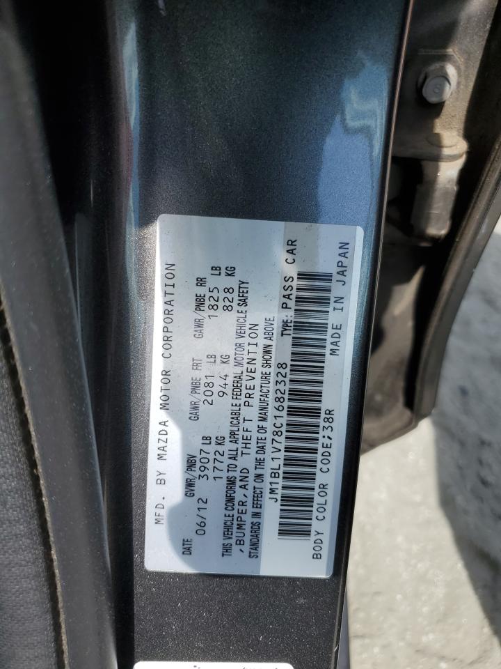 2012 Mazda 3 I VIN: JM1BL1V78C1682328 Lot: 70752185