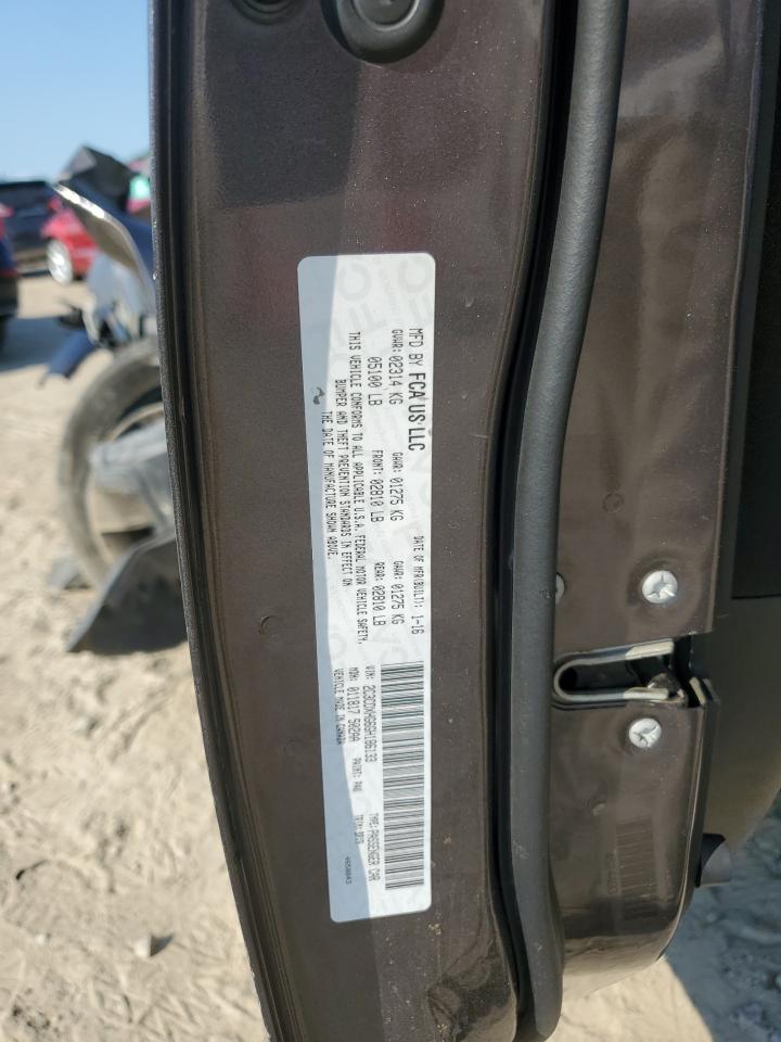 2016 Dodge Charger Sxt VIN: 2C3CDXHG6GH186133 Lot: 69097675