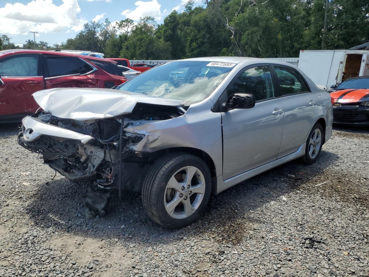 2011 Toyota Corolla Base silver null gas 2T1BU4EE6BC568092 photo #1