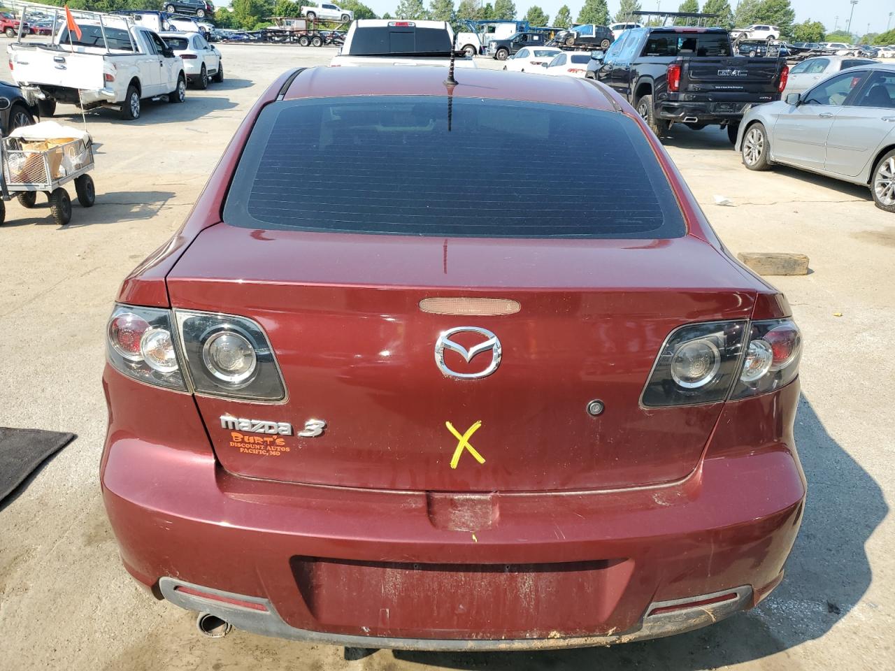 2008 Mazda 3 I VIN: JM1BK32F681162646 Lot: 69145055