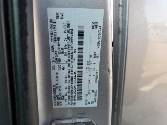 2017 FORD ESCAPE TITANIUM  