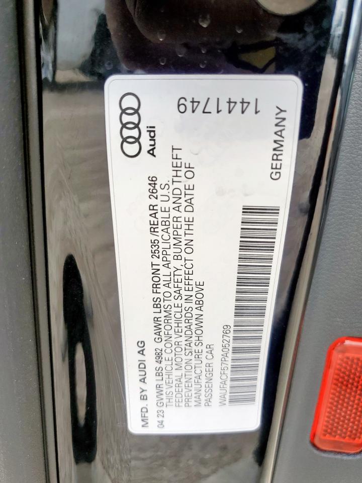 2023 Audi A5 Premium Plus 45 VIN: WAUFACF57PA052769 Lot: 68740785