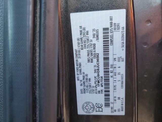 2018 FORD ESCAPE SEL  