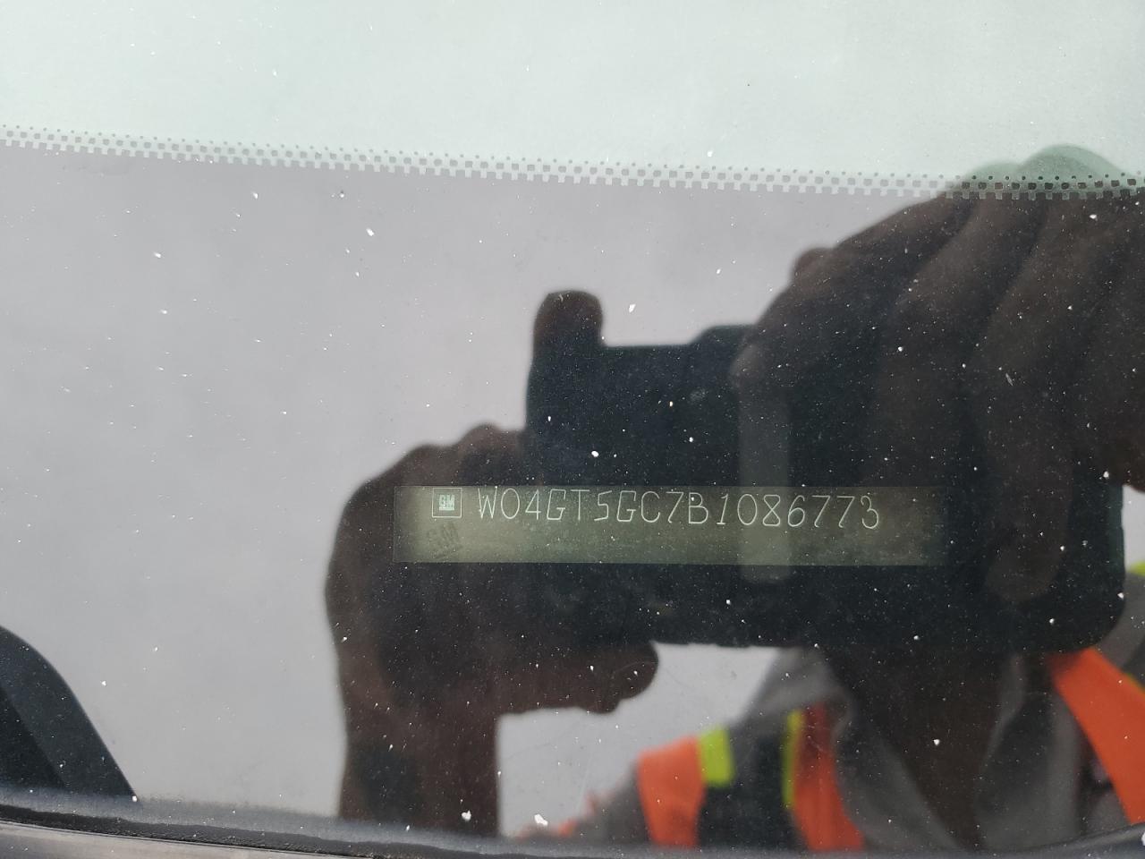 2011 Buick Regal Cxl VIN: W04GT5GC7B1086773 Lot: 68938575