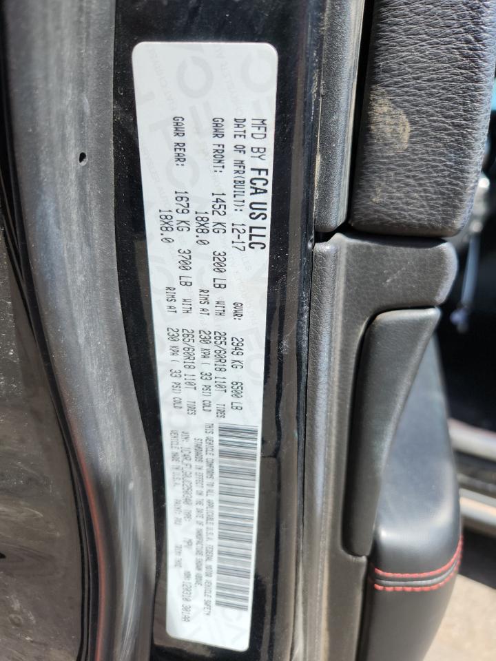 2018 Jeep Grand Cherokee Trailhawk VIN: 1C4RJFLG0JC250340 Lot: 70388275