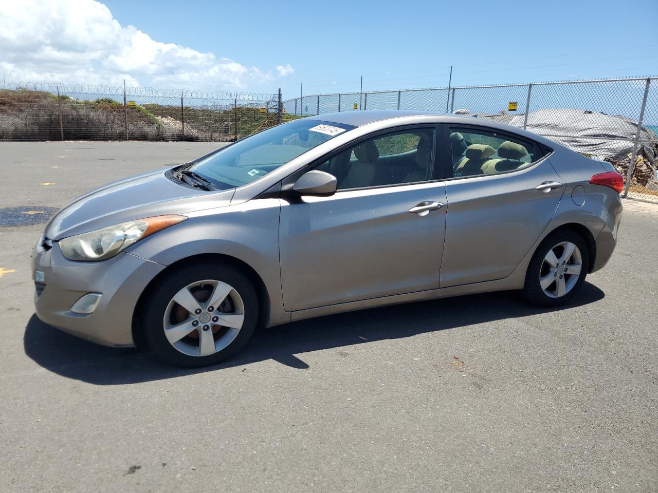 2012 Hyundai Elantra Gls grey null gas 5NPDH4AE7CH100678 photo #1