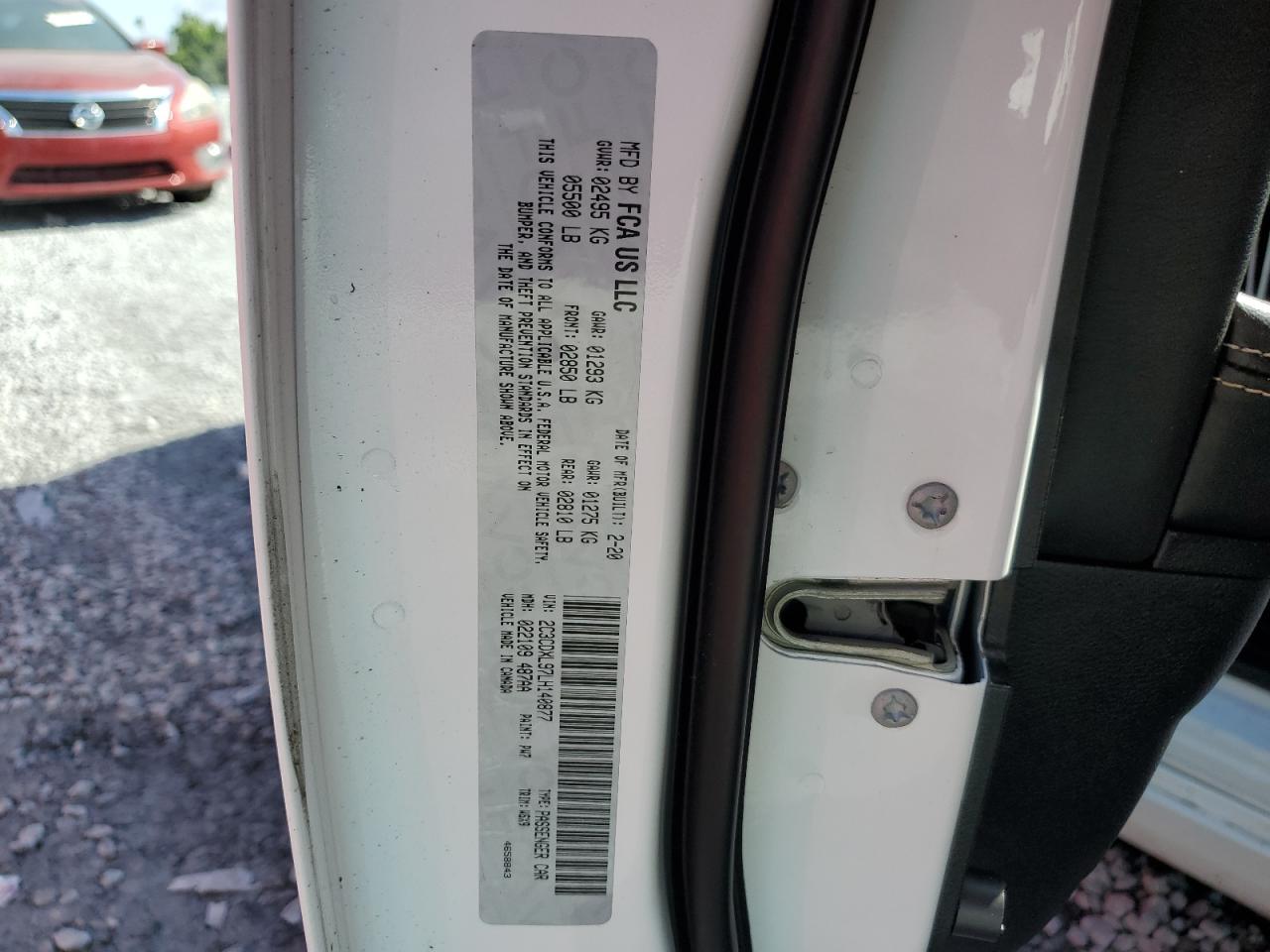 2020 Dodge Charger Srt Hellcat VIN: 2C3CDXL97LH140877 Lot: 69679845