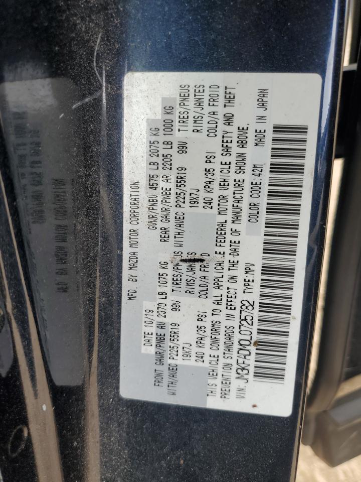 2020 Mazda Cx-5 Grand Touring VIN: JM3KFADM0L0725782 Lot: 70438435