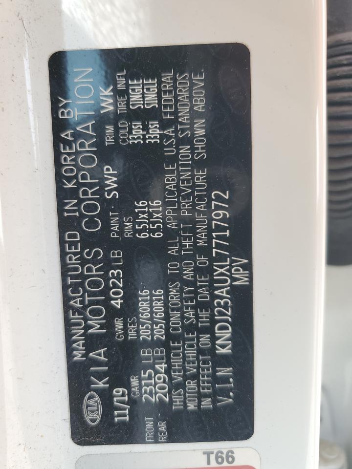 2020 Kia Soul Lx VIN: KNDJ23AUXL7717972 Lot: 70486055